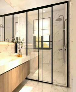 China Commercial Aluminum Sliding Glass Doors Soundproof For Office Buildings wholesale