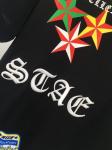 Best quality custom print men's fashion t shirt printing boys black t-shirt hip