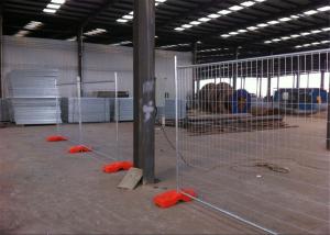 China 42 Microns Temporary Site Fence Panels Galvanized Metal Fence 22.00kg wholesale