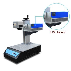 China Rotary Axis DPSS UV Laser 0.125mJ Portable For Marking Metals wholesale