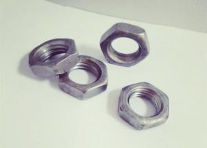 China M18x1.5 Hexagon Thin Nuts Untreated Finishing , Prevailing Torque Type wholesale
