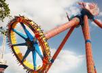 Adult Big Outdoor Pendulum Amusement Ride With Colorful LED Lights For Theme