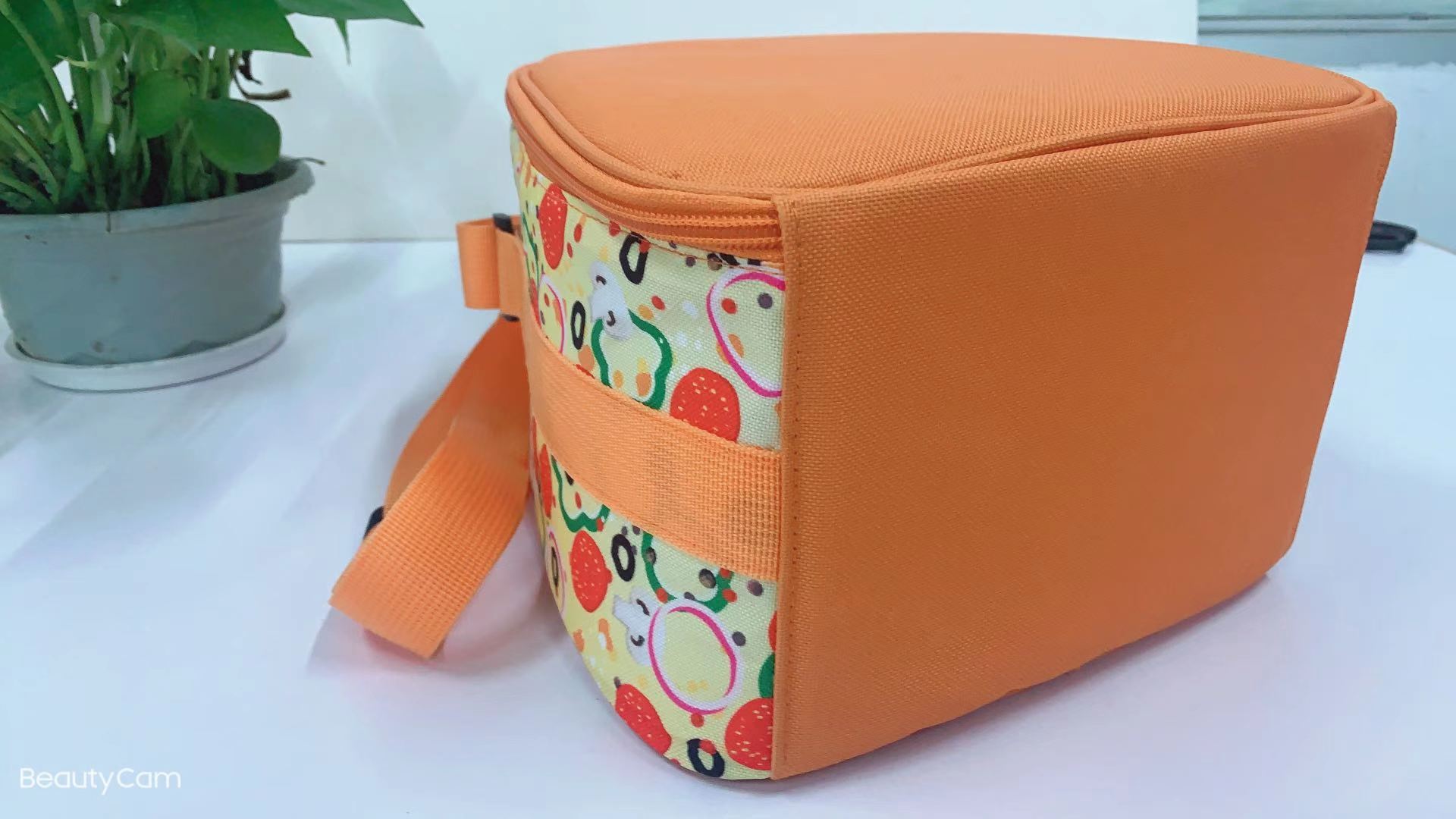 600D Fabric Triangle Carry Out Pizza Delivery Bag Heat Preservation Bag