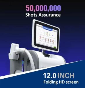 China 808nm Diode Laser Hair Removal Machine 10.4&quot; LCD 400ms Pulse Width wholesale