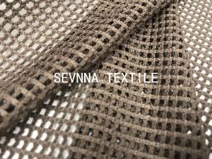 China Activewear Power Mesh Fabric Jacquard Warp Knit Textured Double Face wholesale