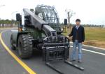 Transporting Luggage Handle Telescopic Boom Forklift Loader 4 Ton Rated Capacity