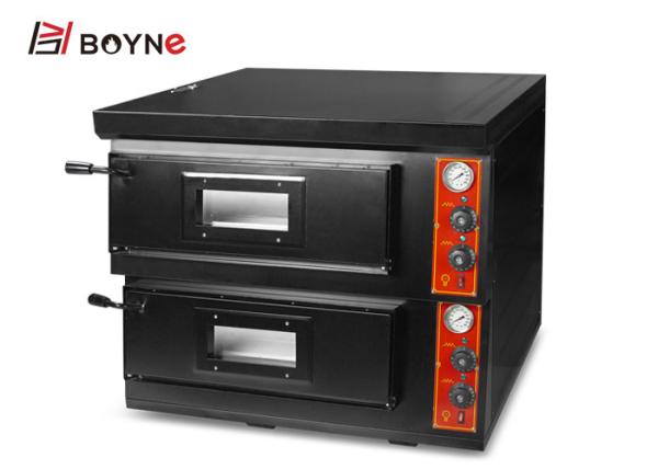 Window View Commercial 2 Decks Gas Pizza Oven For Hotel 1 Layer Bread Toaster