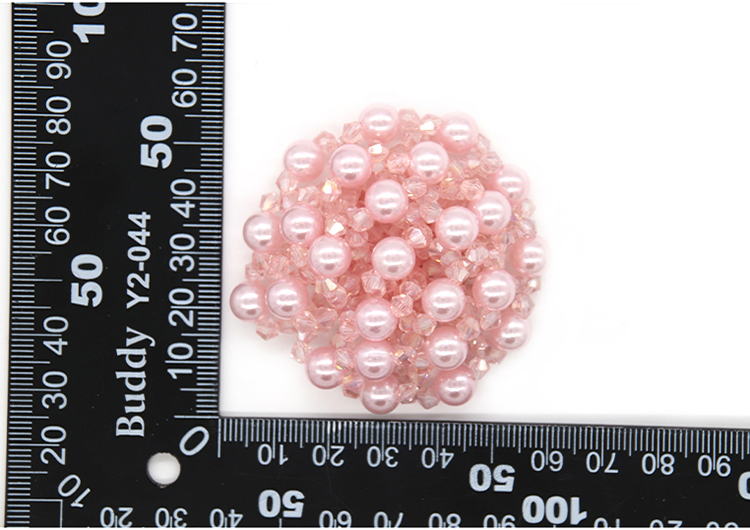 Custom Shoe Buckle Clips Combination Of Pearls And Crystal Beads