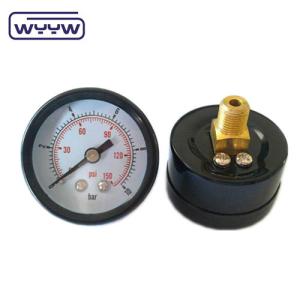 China 1/8 1/4 threaded connection 16 bar water pressure gauge manometer price wholesale