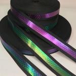 Nylon Rainbow Webbing Strap Cotton Colorful Chair Knitted Webbing