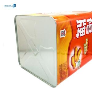 China 10L Cooking Oil Tin Can , 16 Liter Empty Rectangular Tin Container wholesale