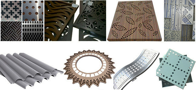 Irregular 3004 Aluminum Perforated Metal Sheet With Artistic Shapes Hole