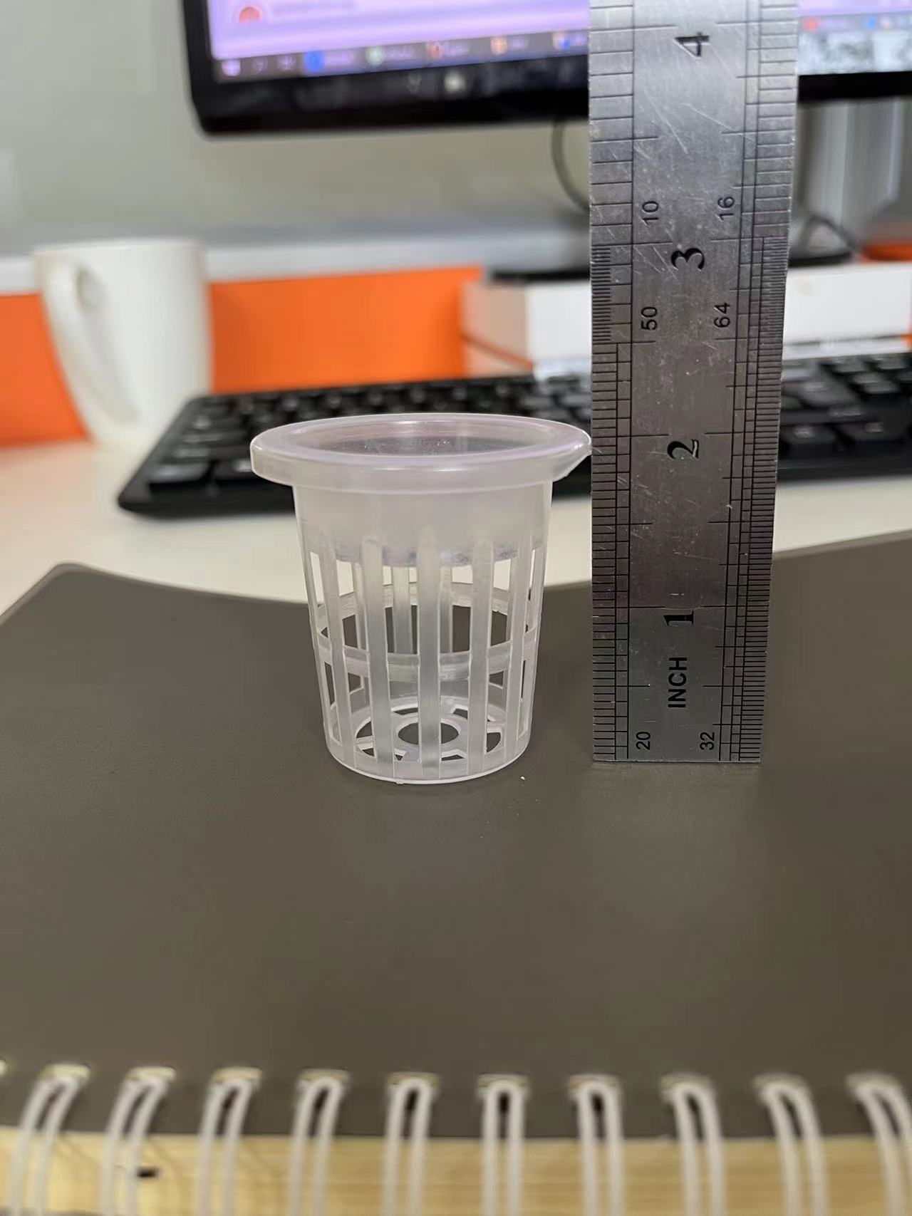 Food Grade Plastic PP 2 3 4 Inch Plastic Net Pot Hydroponic Plastic Mesh Cup Nursery Pots