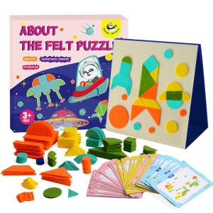 China Indoor Outdoor Kids Felt Animal Stickers for Graphics Congnition Improving wholesale