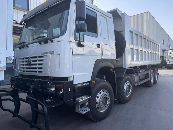 SINOTRUK HOWO 371HP Tipper Dump Truck Construction Old Front Face Military