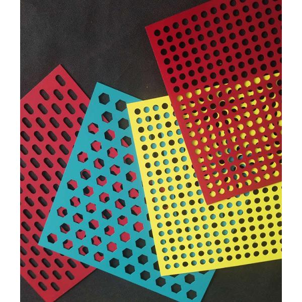 Aluminum Square Hole Perforated Metal Sheet For Room Division