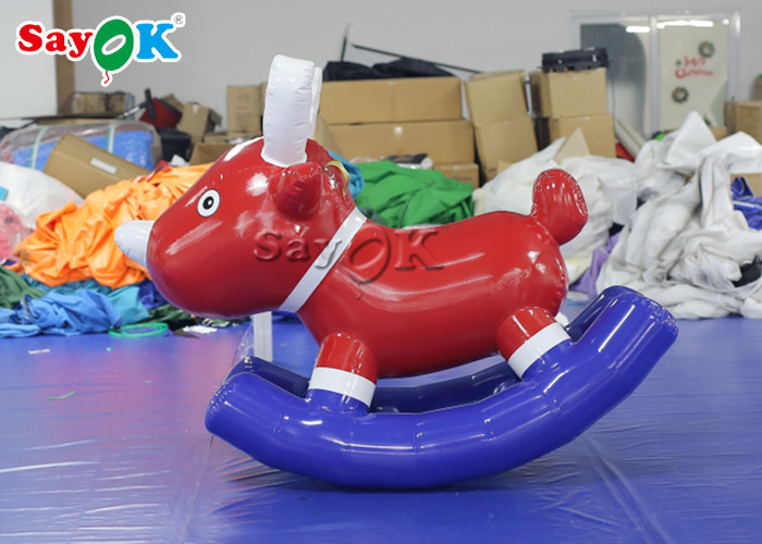 Inflatable Rocking Horse Baby Toys PVC 1.8x0.7x1.8 MH Inflatable Pony Horse
