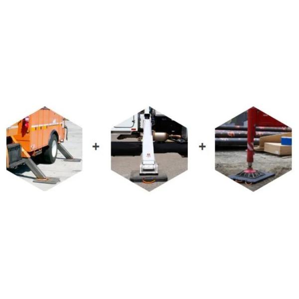 Customized Square Crane Outrigger Pads HDPE Outrigger Pads Plastic Spacer Block