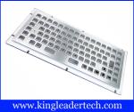 Stainless Steel Liquid-Proof Industrial Mini Kiosk Keyboard With 86 Keys