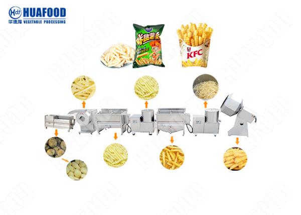 Semi Automatic Small Scale Frozen Potato Flakes Chips Processing Line Making