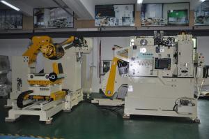 China Automatic 3 In 1 Feeder Flattening Stamping Equipment CE And ISO Certification wholesale