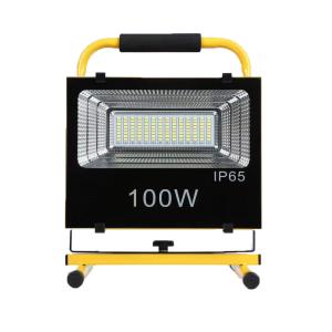China Ip65 100W Portable Rechargeable Flood Lights 7.4V 4000mAh CE ROHS Fashion wholesale
