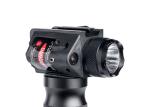 Aluminum Alloy Grip Tactical LED Flashlight 0.35kg Light Weight Concentrated