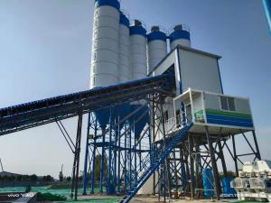 China Hzs60 Dry Concrete Batching Plant Without Mixer wholesale