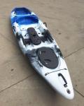 Cruising 12 Foot Lightweight Touring Kayak Sit On Top Fishing Large Cockpit 440