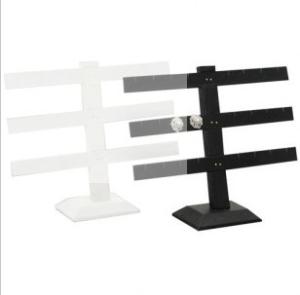 China High Strength Acrylic Jewellery Display Stands , Three Floors Earring Holder Stand wholesale