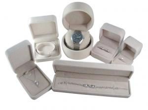 China Velvet Jewelry Boxes/velvet Jewelry Case/velvet Ring Boxes/velvet Box on sale
