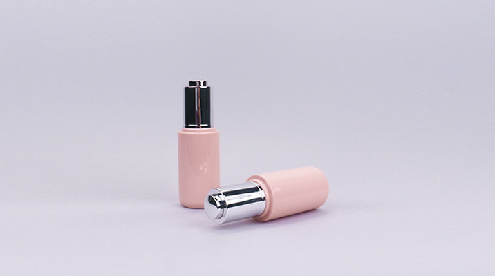 Empty 60ml PETG Dropper Bottle Pink Little Dropper Bottles With Press Top Dropper