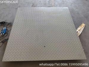 China 1.2x2m 3t Digital Industrial Carbon Steel Platform Floor Scales wholesale