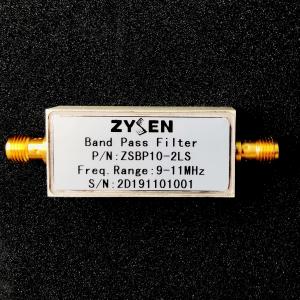 China 2MHz Bandwidth RF Microwave Filter 9 to 11MHz LC Band Pass Filter wholesale