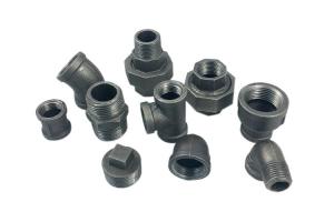 China Professional Cast Iron Threaded Pipe Fittings Black Iron Pipe Union For Power Station wholesale