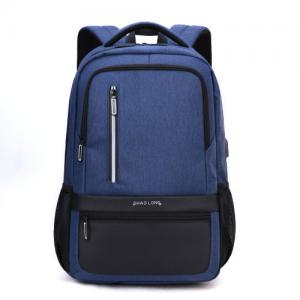 China External USB Charging Backpack Men Laptop Waterproof Nylon School Bags wholesale
