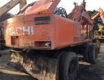 used hydraulic hitachi ex60wd/ex100wd wheel excavator for sale with low price