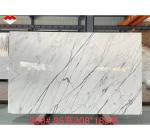 Nano White Crystal Dining Table Top Modern Big Slab Marble Look Porcelain Tile