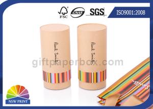 China Branded Logo Cardboard Paper Packaging Tube Cylinder Box With Design Printed wholesale