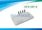 White 4 Channel VOIP GSM Gateway