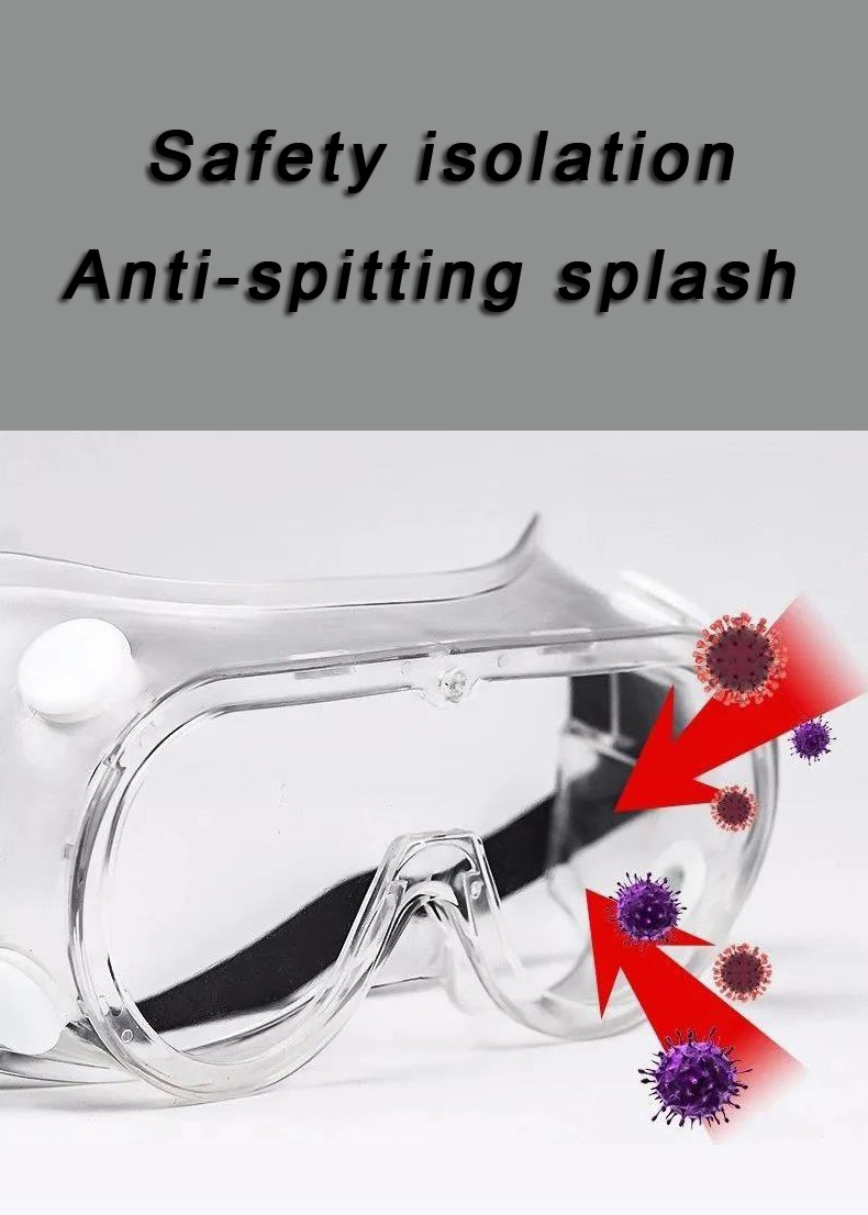 Anti Scratch Eye Protection Goggles Disposable Blocking Body Fluids And Blood Splashes