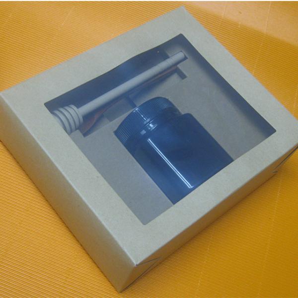 Custom Recycled Cardboard Gift Box With Tray Insert Biodegradable Candle Jar Packaging Boxes