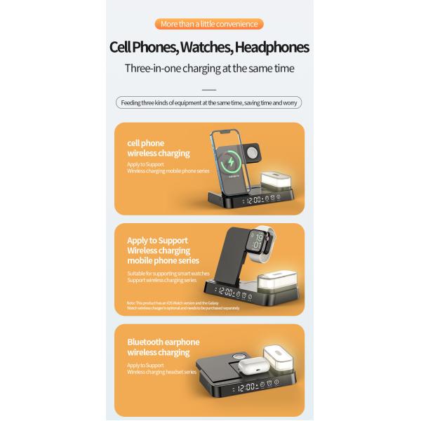 Over Temperature Protect Android Wireless Charger Stand 9V Fast Charging