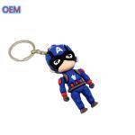 Custom Any Shape PVC Acrylic Keychain, OEM Design 3D Cartoon Anime Cute Keychain