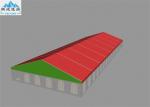 400 Person 15x40M Outside Event Tents / Colorful Large Wedding Tents With White