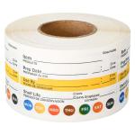 Custom Adhesive Water-soluble Paper Labels For Food Dissolvable Stickers For