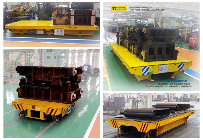 Rail Cart Timber Transfer Electric Building Site Track Bogie Handling Vehicle