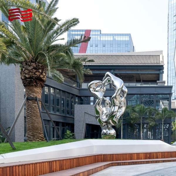 Large Metal Outdoor Sculptures With Striking Shapes Redefine The Look And Feel