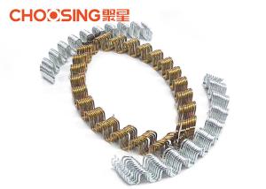 China Precut 3.4mm Zig Zag Sofa Springs 23&quot; Length 38 - 50mm Loop Height Good Elasticity wholesale