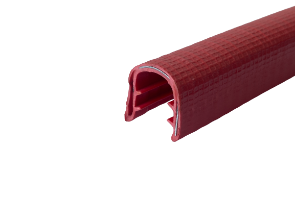 CR U-shaped Steel Insert PVC EPDM Rubber Sealing Strip for Automobile Door Decoration